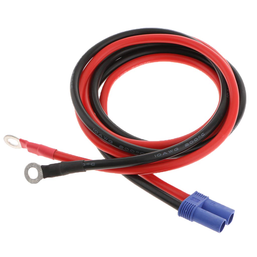 EC5 To Ring Adapter Cable Terminal 10A for Car Jump Start/Car Connection, Practical 0.95m