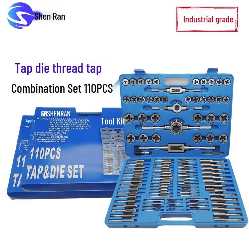 Shenran 110-Piece Industrial Tap and Die Set