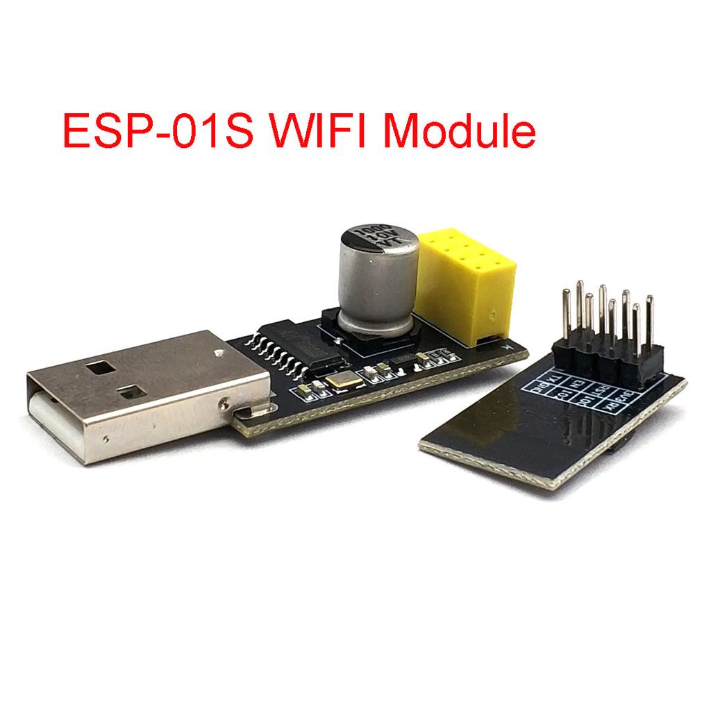 ESP01 Programmer Adapter UART GPIO0 ESP-01 Adaptaterr ESP8266 CH340G USB To ESP8266 Serial Wireless Wifi Developent Board Module