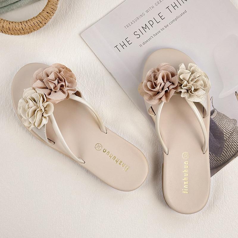 Stylish Summer Sandals For Women With Elegant Floral Design Perfect For Beach Vacations And Casual Outings