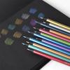 12 Colors Metallic Colored Pencil Colored Drawing Pencil Sketching Pencil Painting Colored Pencils Art Supplies Color Pencil Set