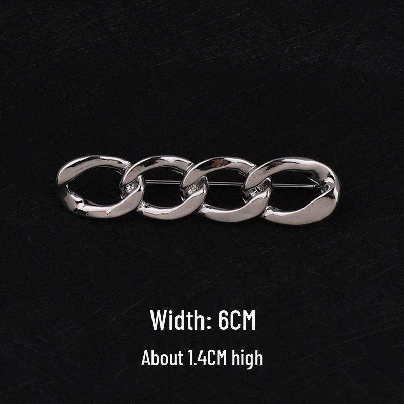 Women's Shiny Brooch Waistline Reducer: Elastic Anti-Exposure Skirt Buckle & Waist Shaping Pin