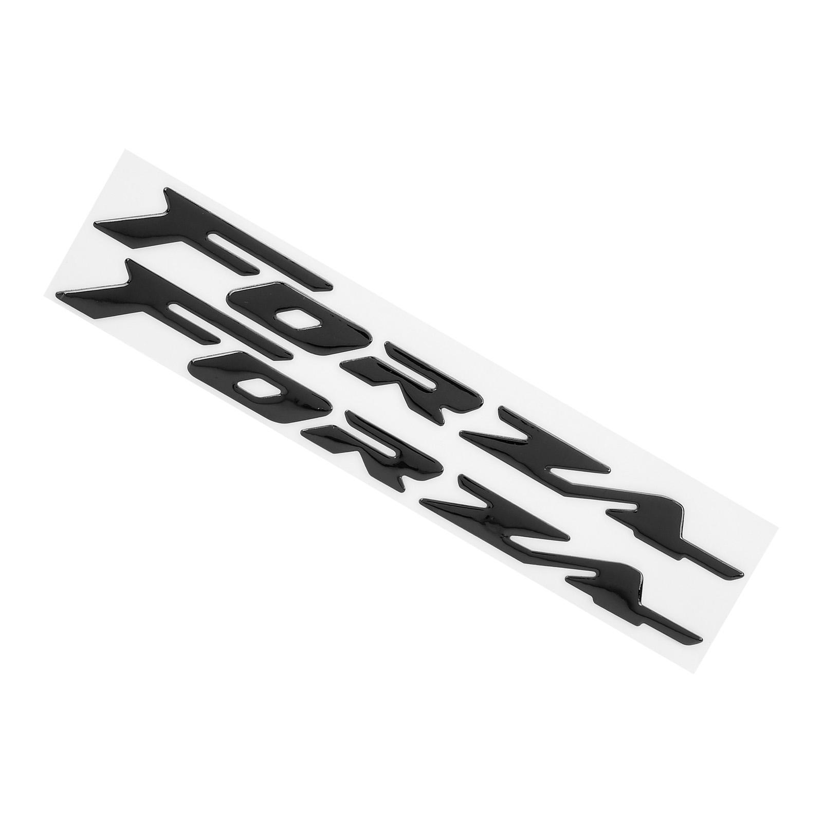 

Пара эмблемных наклеек 3D наклеек на кузов мотоцикла для Honda FORZA 300 125 250Синий чёрный