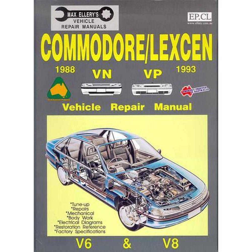 Manual de Reparo de Veículo Commodore/Lexcen 1988-1993 VN VP