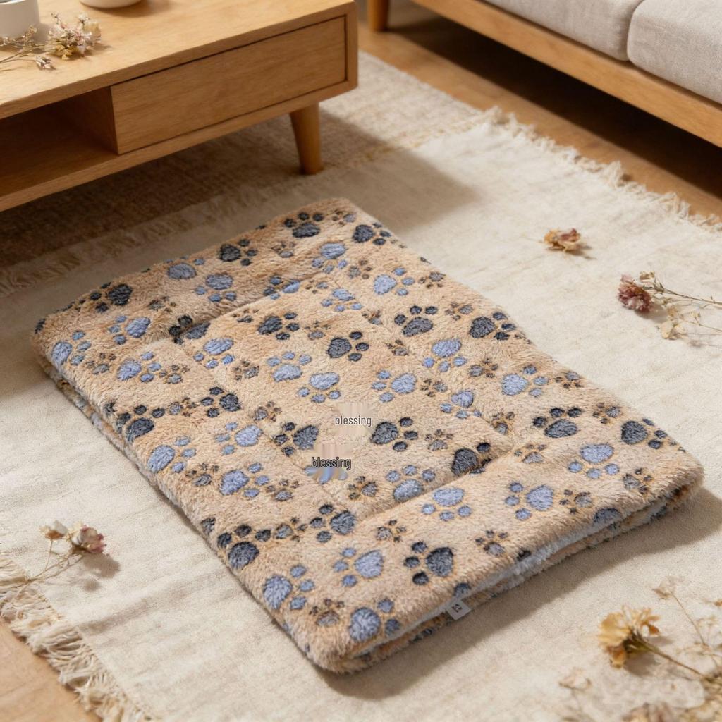 Plush Pet Bed: Warm Winter Cushion for Dogs & Cats