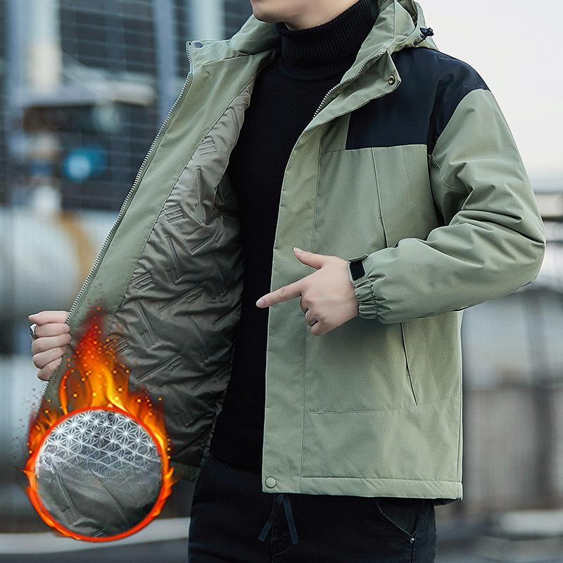 Куртка с капюшоном в парном стиле — фото 6