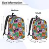 Duggees Cartoon Backpack for Men Women Casual High School Work Daypack  College Canvas Bags Gift