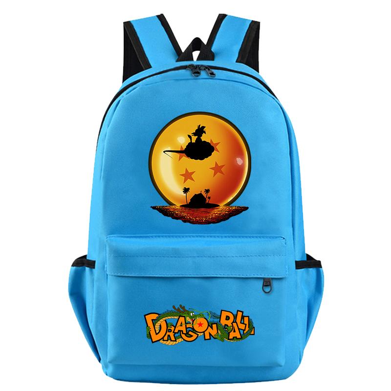Anime Dragon Ball Cute Cartoon Backpack Document Bag for Girl Boy Teenager Best Gifts Schoolbag Men Women Leisure Travel Unisex Bagpack Rucksack