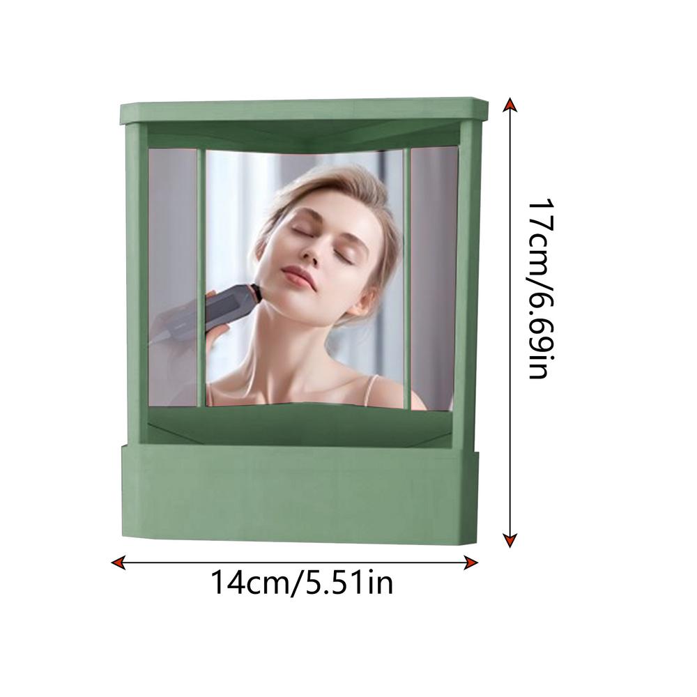 Non-Reversing Mirror Precision True Images Vanity Makeup Mirror Non-Magnifying Tabletop Mirror Real Reflections Beauty Tool