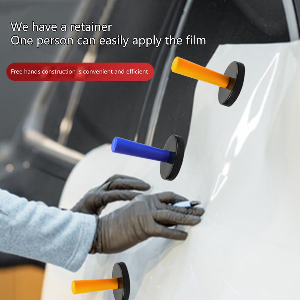 4Pcs Vehicle Car Wrap Gripper Magnets Holder Sign Making Graphic Vinyl Magnet Holder Car Wrapping Application Tool