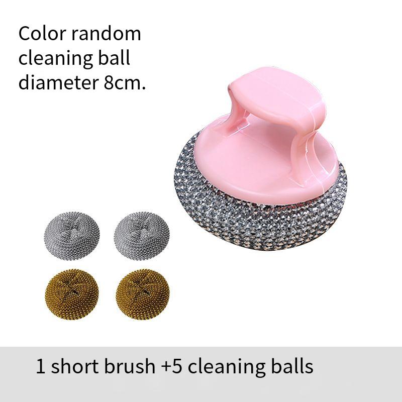 Kuchyňské kartáče na čištění domácích mazlíčků Domácnost Mycí miska Hrnec Kartáč na nádobí Odnímatelný Nepřilnavý Olej Odstraňování nečistot Univerzální Domácí Denní