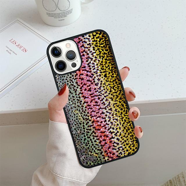 

Rainbow Trout Fishing Skin Phone Case For iPhone 17 Air 13 12 14 15 16 Cover For Apple Pro Max 6S Plus Coque iPhone 14pro max