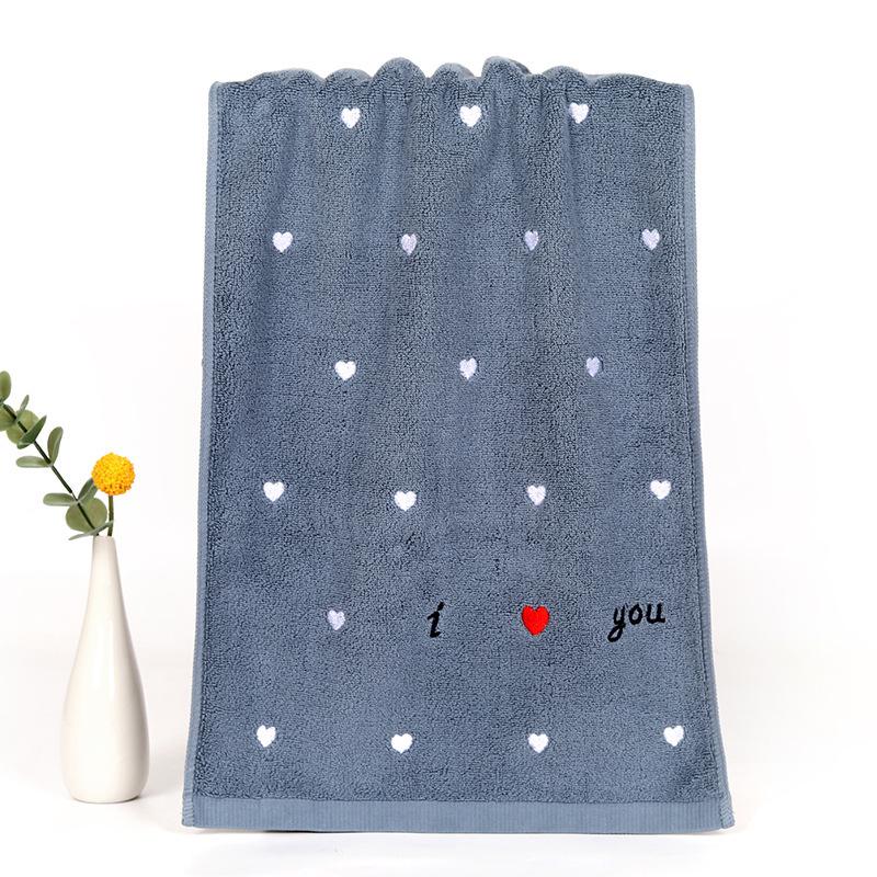 Pure Cotton Soft Absorbent Avocado Towel - Skin-Friendly Facial Cleansing Gift 35*75 cm Pure Cotton Towel