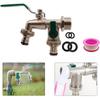 Frost-Resistant Double Outlet Faucet Zinc Alloy Faucet
