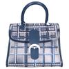 DELVAUX 21SS Limited Edition PVC x Rubber Brillon MM Dreamer 2-Way Shoulder Bag Handbag navy x clearUsed