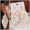Exquisite Petals Tassel Earrings Jewelry Vintage Earrings Sweet Drop Earring  Party