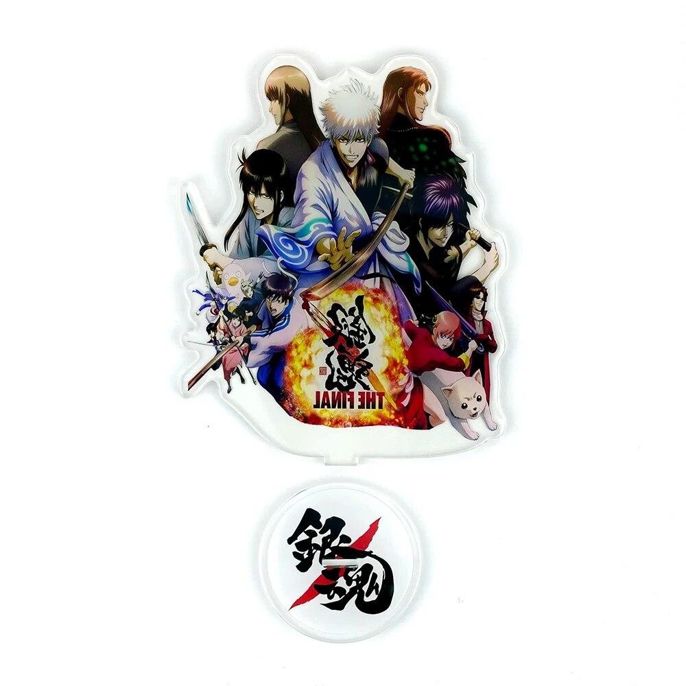 Gintama The Final Gintoki Kagura Shinpachi Katsura Kotarou Acrylic Stand Standee Toy Figure