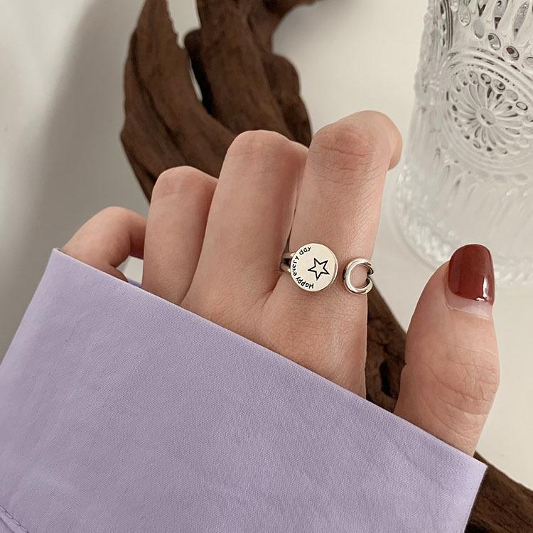 Women's Silver-Plated Retro Korean Style Index Finger Ring