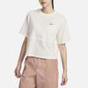 New Nike Women'ss Straight Fit Training T-Shirt White FQ7009-110