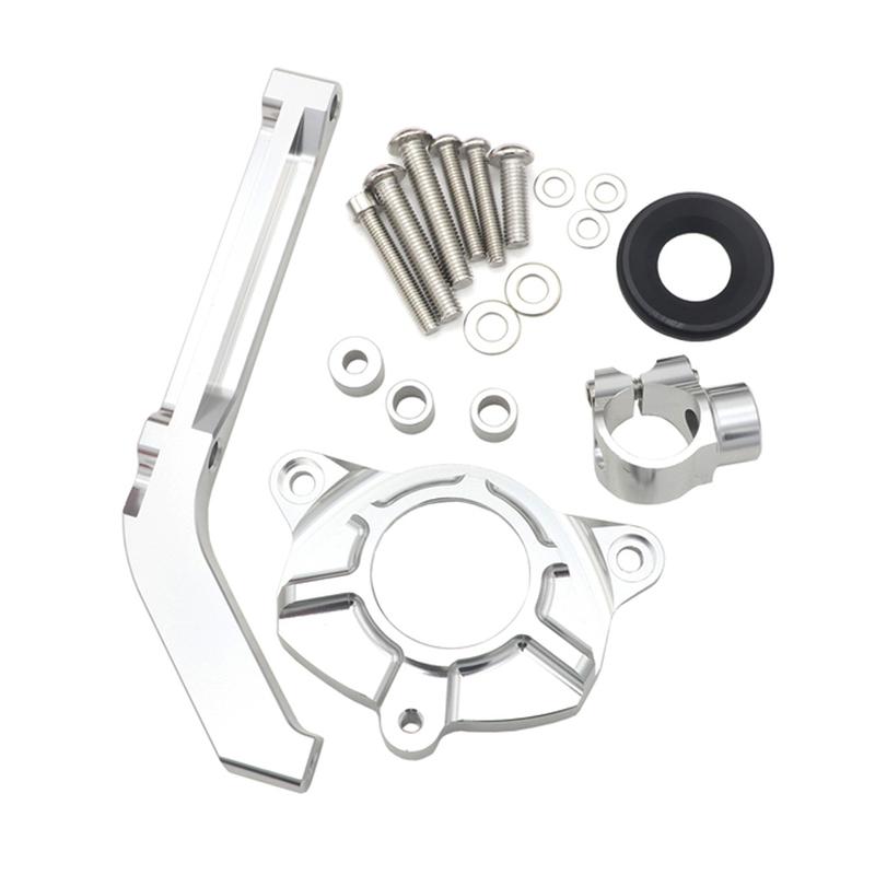 

Новые мотоциклетные детали Кронштейн крепления демпфера стабилизатора руля для Kawasaki Z1000 Z 1000 2014 2015 2016 2017 2018 2019 Silver