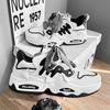 Shoes men's spring new trendy versatile breathable little white shoes platform sports casual running shoes men's