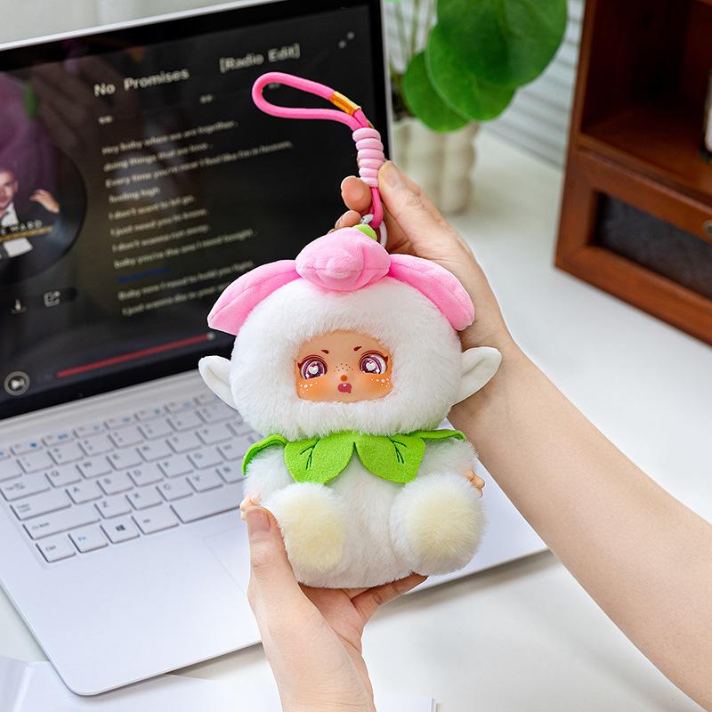 Super Cute Flower Spirit Baby Plush Pendant Trendy Toy Table with Girls Backpack Couple Hanging Decoration Party Gift