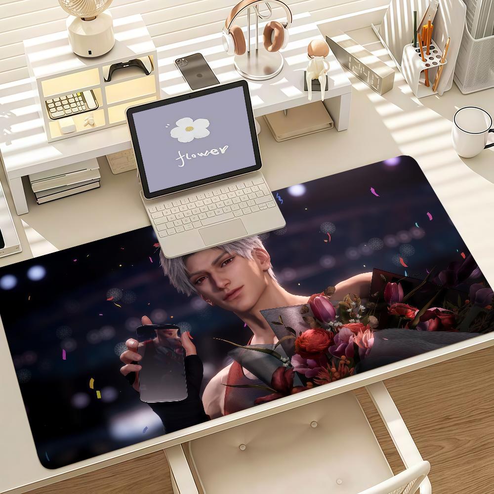 Game Love And Deepspace Sylus Mouse Pad Anti Slip Rubber Edge Locked Thickened Laptop Gaming Desk Mat