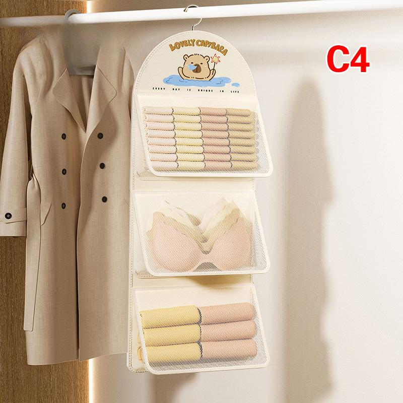 Netzbeutel zur Aufbewahrung mit großer Kapazität, Aufbewahrungstasche, wiederverwendbare Netztasche zur Aufbewahrung von Gemüse, Unterwäsche und Socken, Aufbewahrungsnetzbeutel zum Aufhängen in der Küche