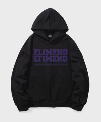 El Seoul Club Oversized Hoodie Black (Purple)
