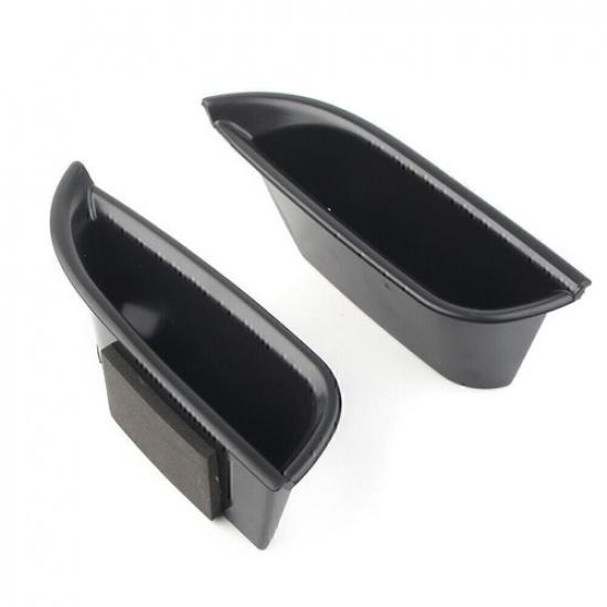 2Pcs Car Front Door Handle Storage Box Tray Bin Kit For Cadillac ATS 2015-2018