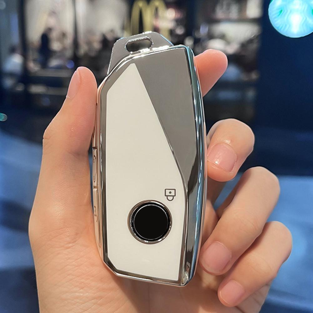 

Чехол для ключей Shell, стильный, из ТПУ, повседневная одежда белый