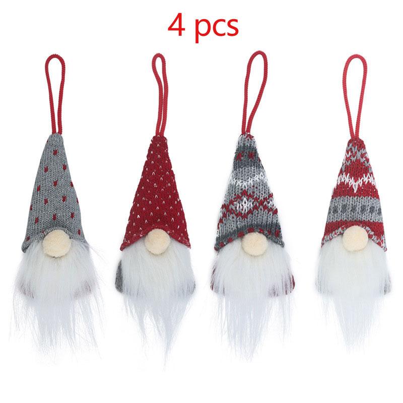 

Christmas Ornaments Faceless Old Man Doll Xmas Tree Hanging Pendant Plush Gnomes Decoration For Home Or Kids 2025 New Year Decor