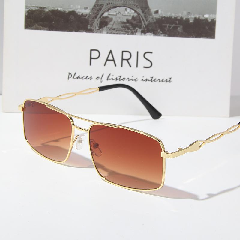 Metal Frame Sunglasses Fashion Multi-color Women's Beach Sunglasses