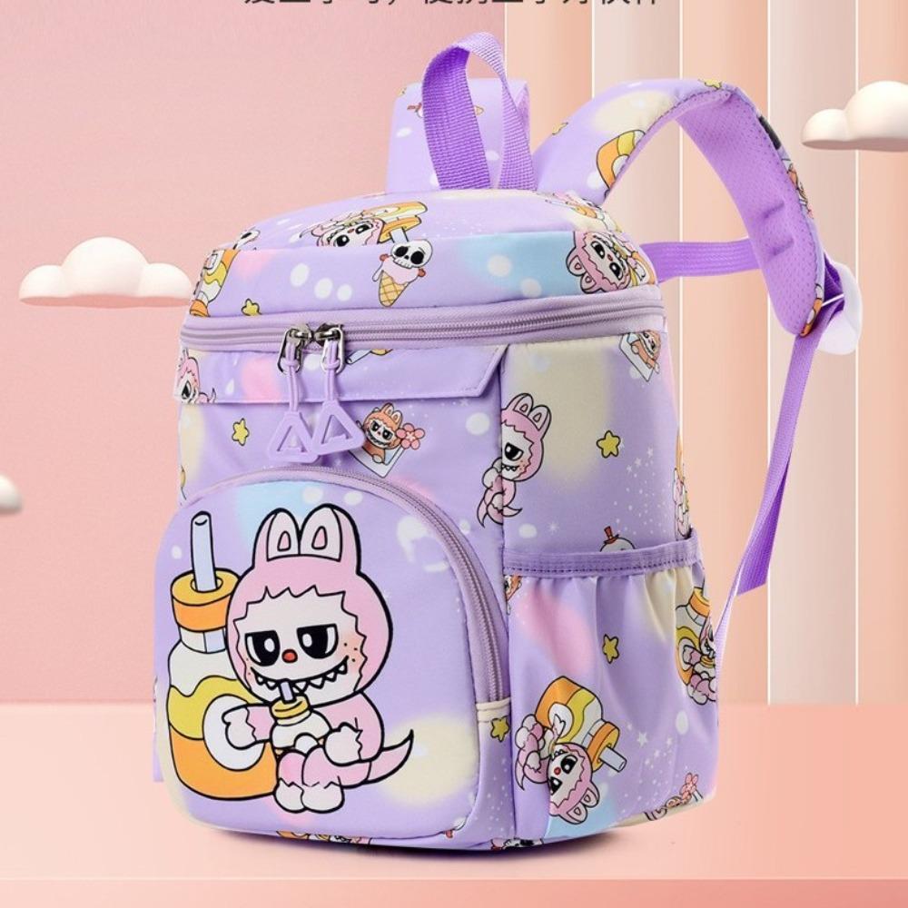 Elementary School Children Cute Students Cartoon Kindergarten Backpack