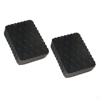 2 Pieces Car Jack Pads Rubber Lifting Blocks Protection Thick Lift Mats for Rvs