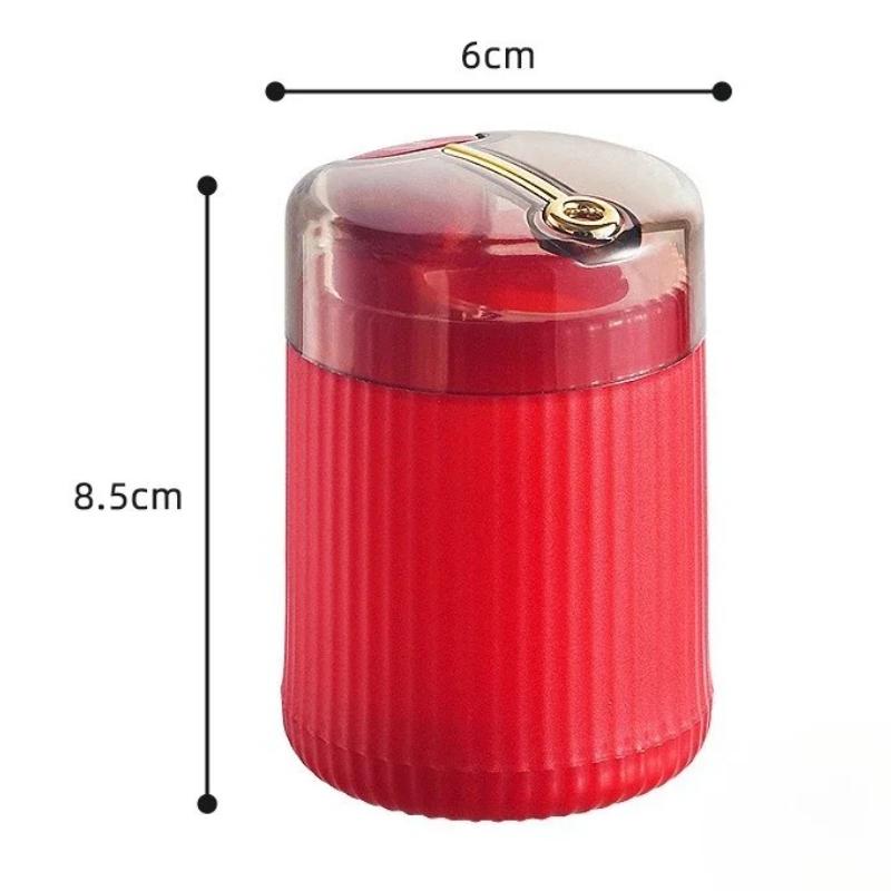 Toothpick Holder Organiser Pop-up Automatic Toothpick Dispenser Portable Plastic Toothpick Holder Creative Push Type