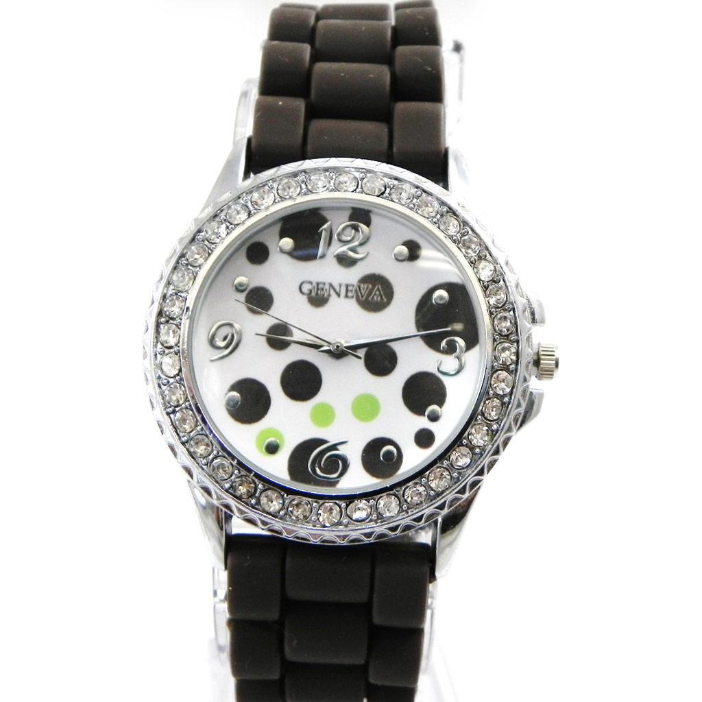 Les Trésors De Lily [I2715] - Kahverengi 'Absolu' Tasarım Saat