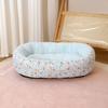 Deep Nap Dog Bed, Plush Sofa for Small Dogs, Donut Cuddler with Removable Cover, Warm Winter Cat Bed for Indoor Pets, Washable