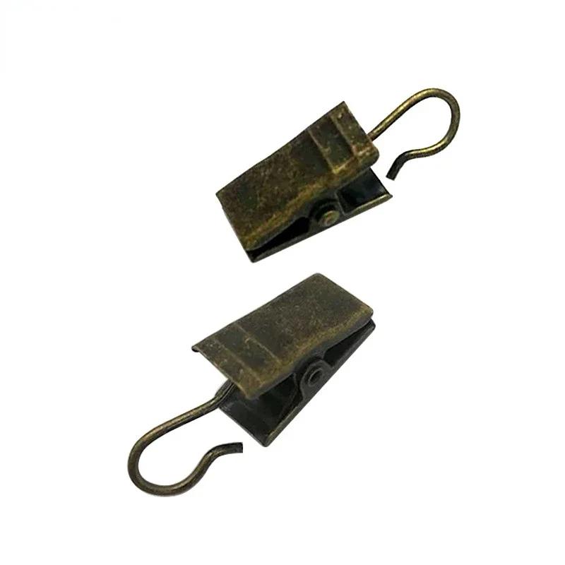 10 ks klipů na záclony, háčky na sprchu, příslušenství na záclony do obývacího pokoje, svorky, klipy na závěsy, držák na kolíčky na prádlo