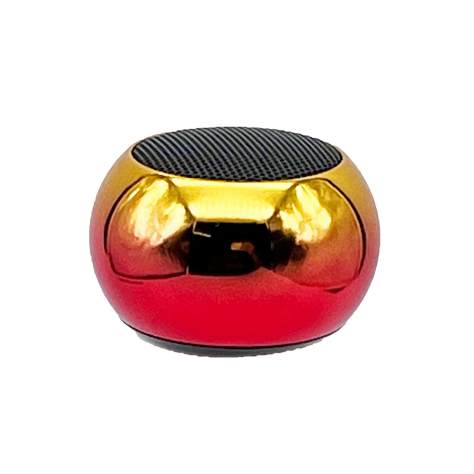 

Бездротовий динамік, сумісний із Bluetooth, невеликий сабвуфер, портативний зовнішній міні-аудіо, сумісний із iOS/Android червоний/жовтий