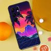 Synthwave Retro 80s Neon Case For Samsung Galaxy S25 Ultra S24 S23 S22 S21 Ultra S9 S10 S20 Plus S24 FE Funda Cover