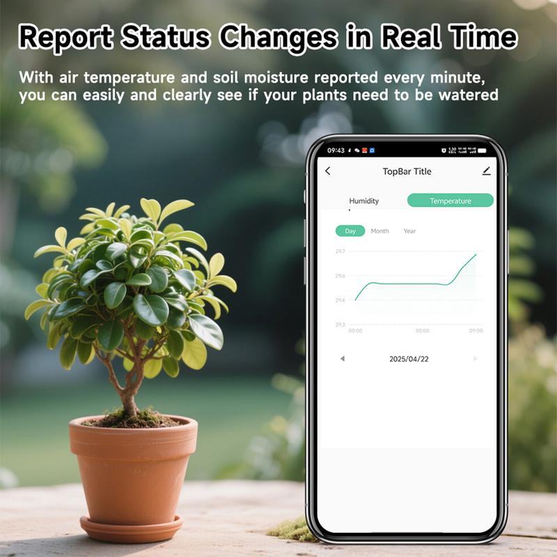 Tuya Smart WiFi Soil Tester Temperature and Humidity Meter Thermo Hygrometer Garden Automation Irrigation Detector SmartLife APP