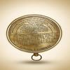 Brass Embossed Penny 1930 Sundial Rope Compass Gift for Him, Her Christmas, Birthday, Home Office Decor