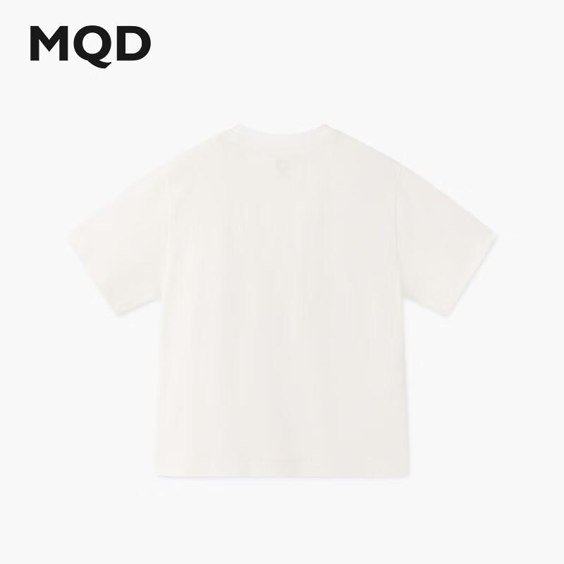 MQD Girls  Cartoon Rabbit Short Sleeve T-Shirt 110cm