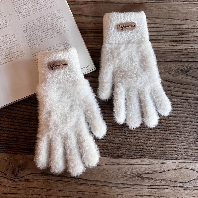 Winter Fashion Knit Gloves For Womens Cold Weather Comfort