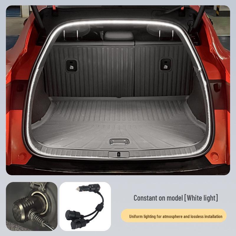 Compatible with Xiaomi YU7 Trunk Ambient Light, Flowing Taillight, SU7 Decorative Light, and Cigarette Lighter LED Splitter