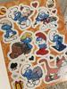 [USED] Smurfs sticker picture book