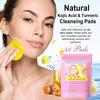 Turmeric Kojic Acid Pads Gentle Exfoliating Facial Cleansing Wipes for Dark Spots & Brightening Face Pads 30 Count