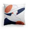 Nordic Abstract Art Print Pattern Cushion Cover Home Living Room Sofa Decoration Square Polyester Pillow   x