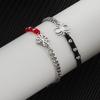 Halloween Gothic Punk Spider Bracelet for Women Men Silver Color Spider Handmade Weaving Couple Bracelet Party Jewelry Gifts